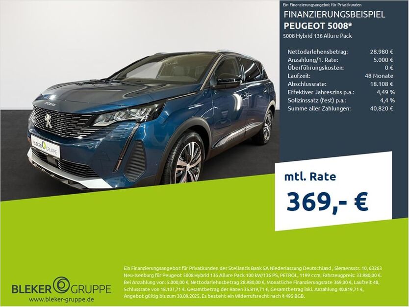 Peugeot 5008 15.859 km 30.780 € Münster - Amelsbüren 48163