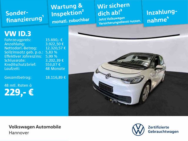 VW ID.3 121.904 km 15.690 € Hannover 30519
