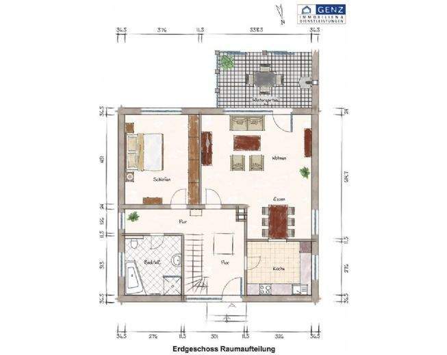 Einfamilienhaus Appel Eversen-Siedlung - 3 Zimmer, 127 m&sup2;, 1.400&euro; | Angebot:25041372