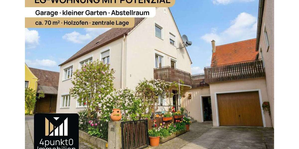 Etagenwohnung Wemding - 3 Zimmer, 69 m&sup2;, 150.000&euro; | Angebot:25973781