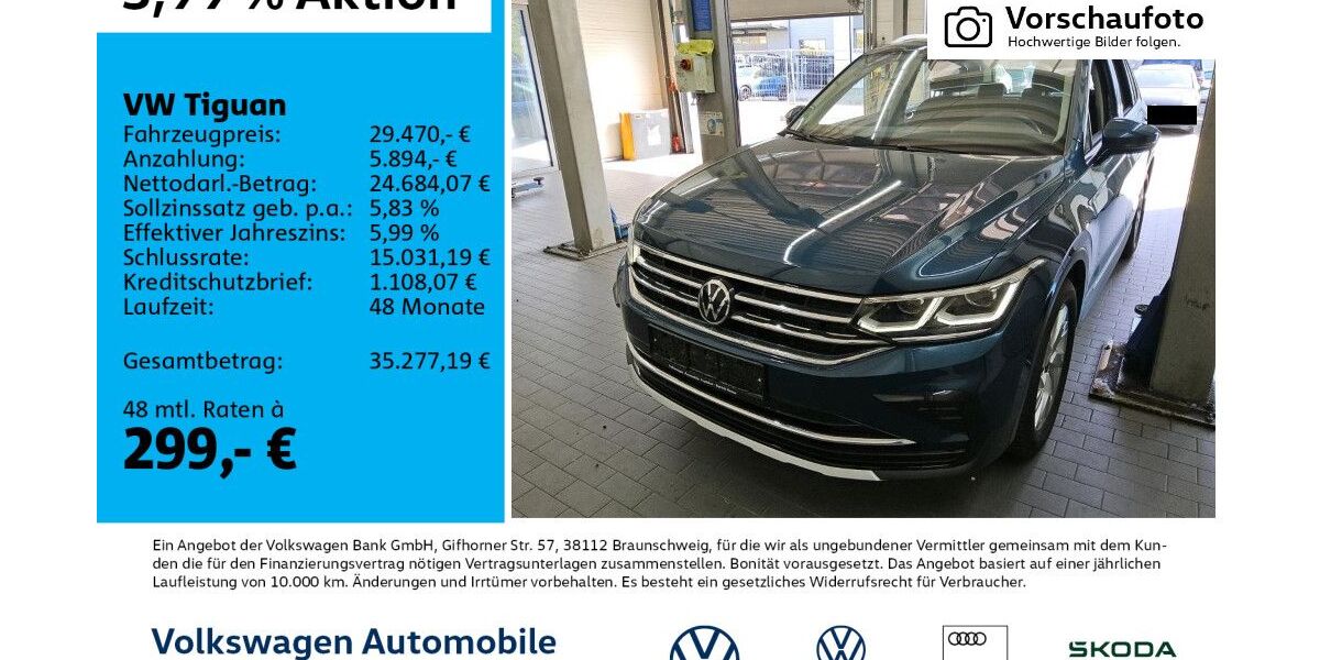 VW Tiguan 32.728 km 29.470 &euro; Leipzig 04277