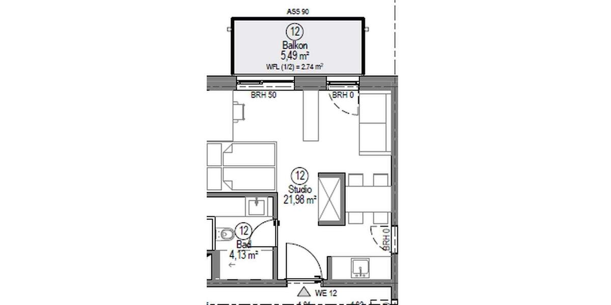 Terrassen-Apartment mit u. Einbauküche ab 01.03.2026 zu vermieten 1 zimmer