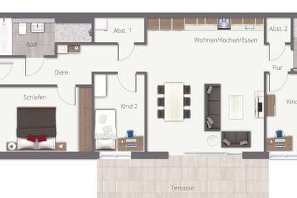 Wohnung Biberach - 4.5 Zimmer, 103 m&sup2;, 530.700&euro; | Angebot:26270152