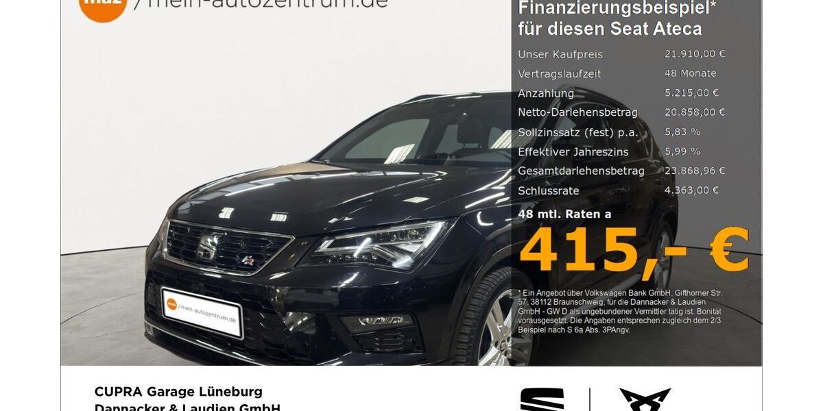 Seat Ateca 62.113 km 21.910 &euro; Lüneburg 21337