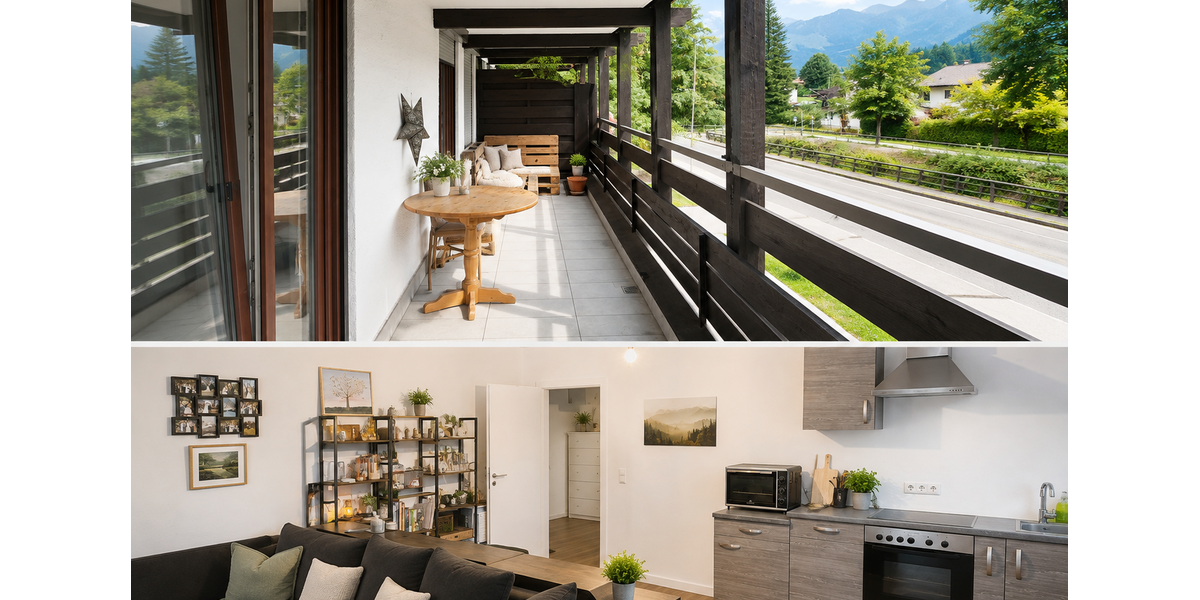 Etagenwohnung Bischofswiesen - 2 Zimmer, 78 m&sup2;, 910&euro; | Angebot:27286663