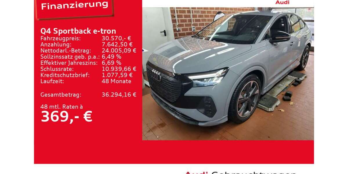 Audi Q4 e-tron 47.178 km 30.570 € Ulm 89073