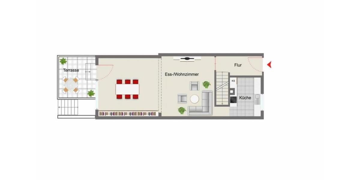 Reihenhaus Harsum - 3 Zimmer, 80 m&sup2;, 199.000&euro; | Angebot:27151795