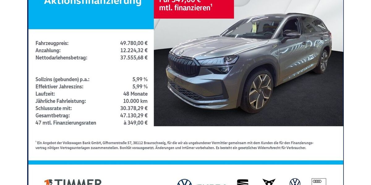 Skoda Kodiaq 29.999 km 49.780 &euro; Nordhorn 48529