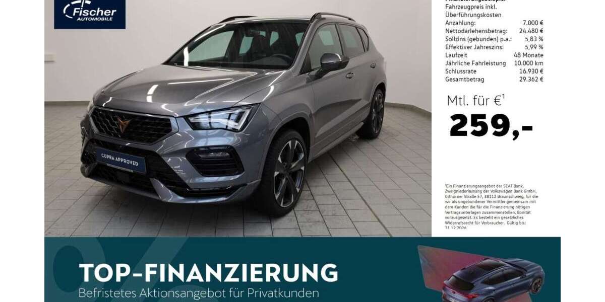 Cupra Ateca 28.059 km 31.480 &euro; Amberg 92224
