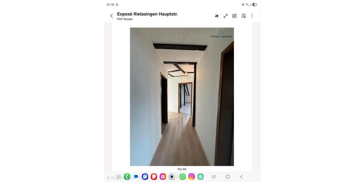 Etagenwohnung Rielasingen-Worblingen Worblingen - 4 Zimmer, 80 m&sup2;, 1.250&euro; | Angebot:26400993