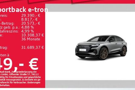 Audi Q4 e-tron 82.923 km 29.390 &euro; München 81825
