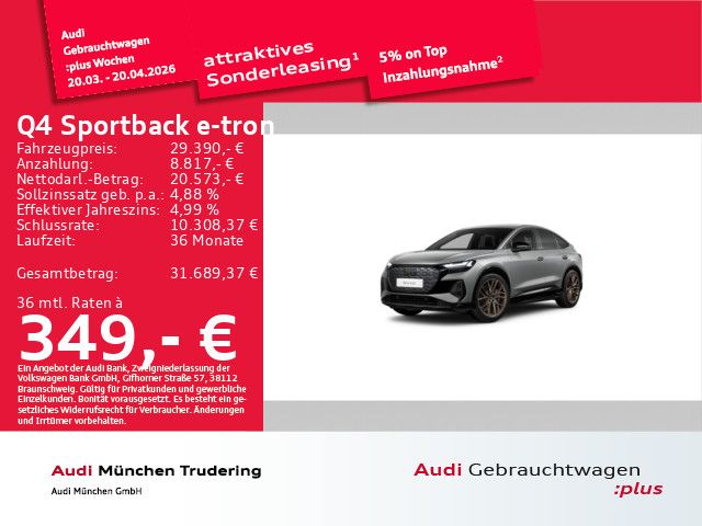Audi Q4 e-tron 82.923 km 29.390 &euro; München 81825