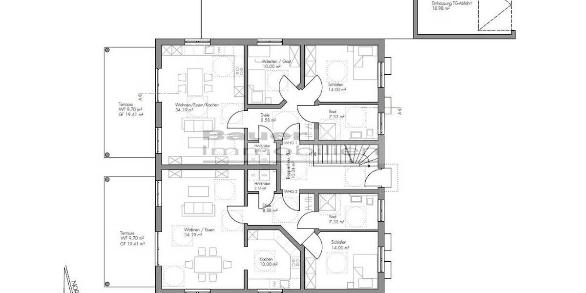 Etagenwohnung Gaimersheim - 3 Zimmer, 86 m&sup2;, 534.600&euro; | Angebot:26433620