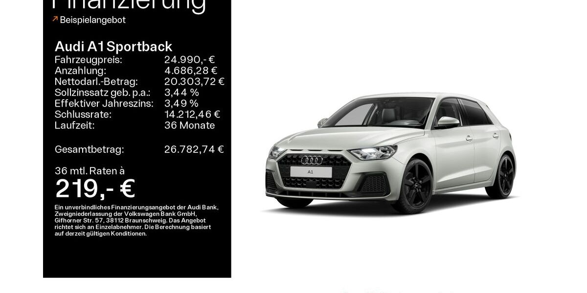 Audi A1 13.250 km 24.990 &euro; Haßfurt 97437