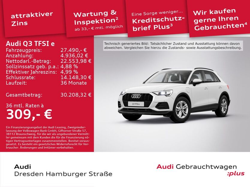 Audi Q3 42.189 km 27.490 € Dresden 01067