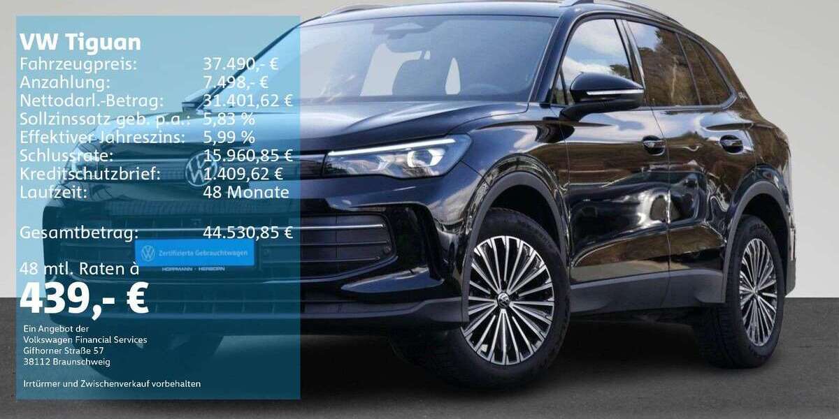VW Tiguan 22.947 km 37.490 &euro; Herborn 35745