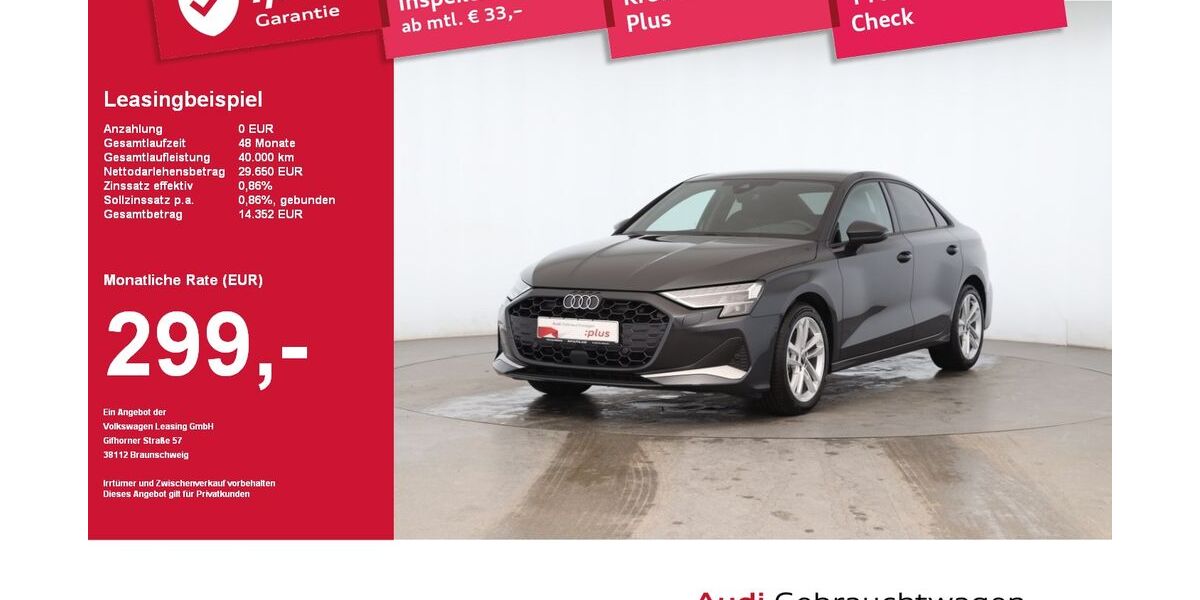 Audi A3 17.412 km 28.990 &euro; Plattling 94447