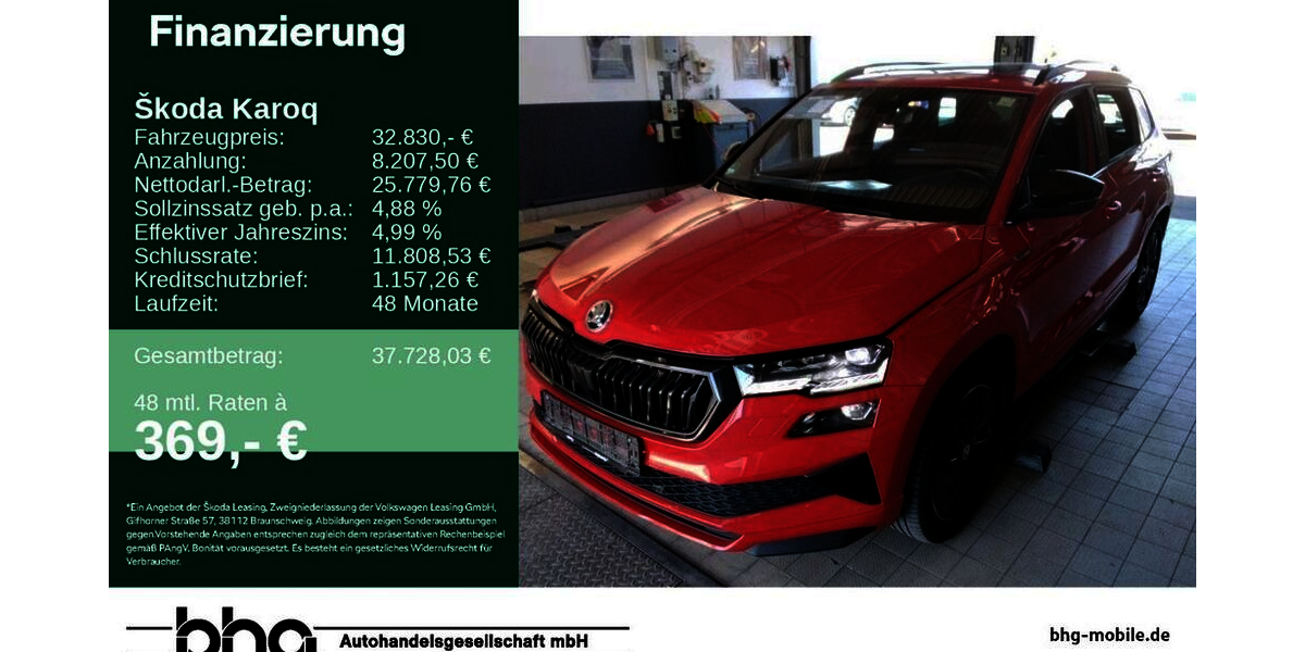 Skoda Karoq 35.337 km 32.830 &euro; Balingen 72336