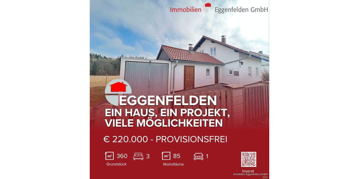 Provisionsfrei - Eggenfelden! Ein Haus, ein Projekt, viele Möglichkeiten (240417) 4 zimmer