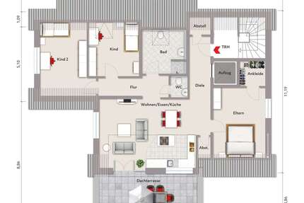 Wohnung zum Kaufen in Östringen 495.000 € 105.74 m² 4 zimmer