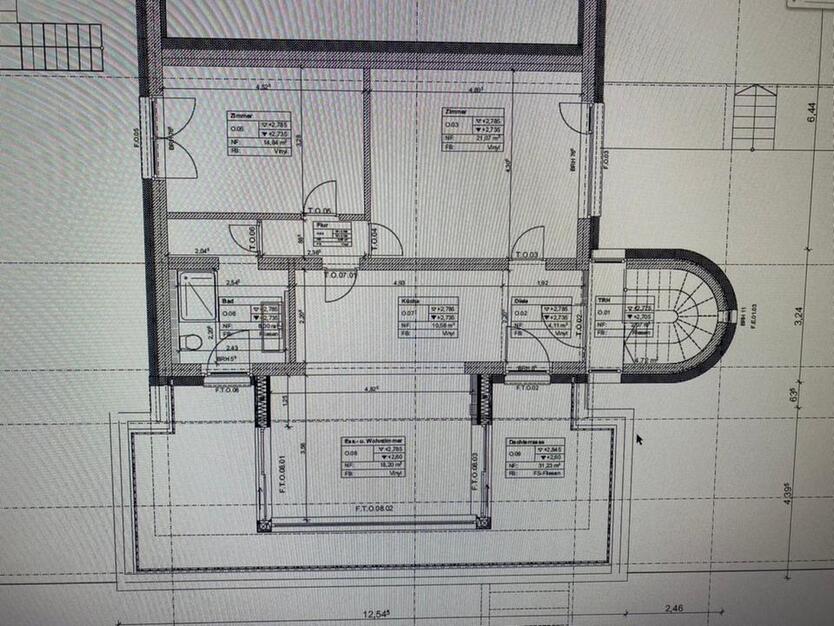 Exklusive 3-Raum-Terrassenwohnung mit Penthouse Charme zimmer