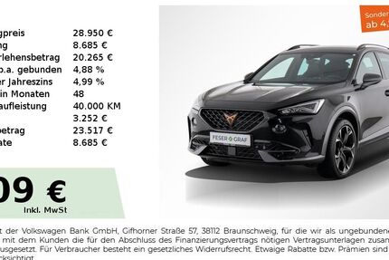 Cupra Formentor 48.350 km 28.440 &euro; Nürnberg 90441