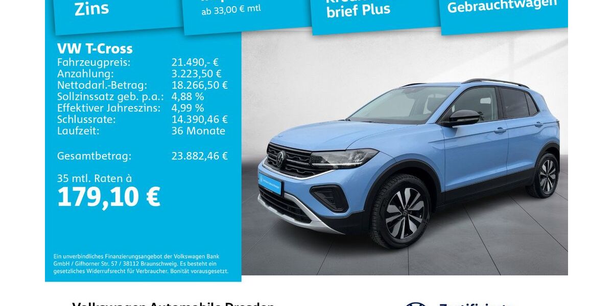 VW T-Cross 6.830 km 19.990 &euro; Dresden 01067