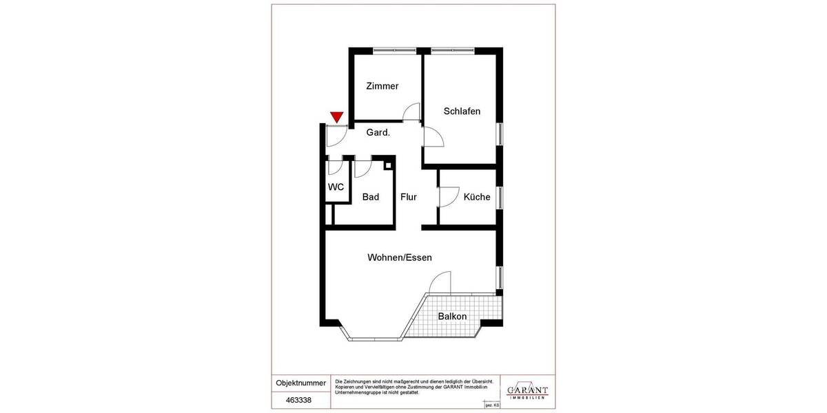 Etagenwohnung Nagold Iselshausen - 3 Zimmer, 75 m&sup2;, 195.000&euro; | Angebot:26881819