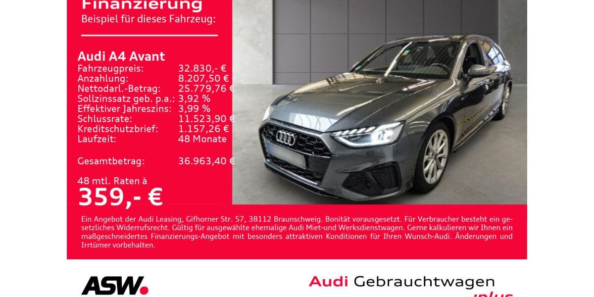 Audi A4 60.300 km 32.830 &euro; Heilbronn 74074