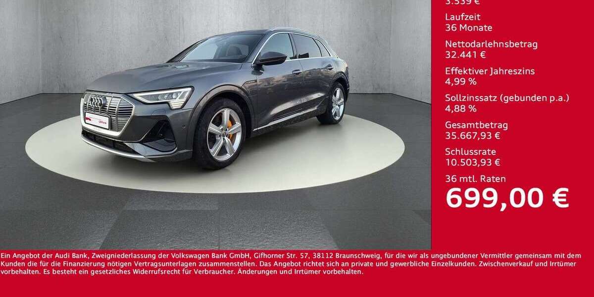 Audi e-tron 33.800 km 35.980 &euro; Halle 06122