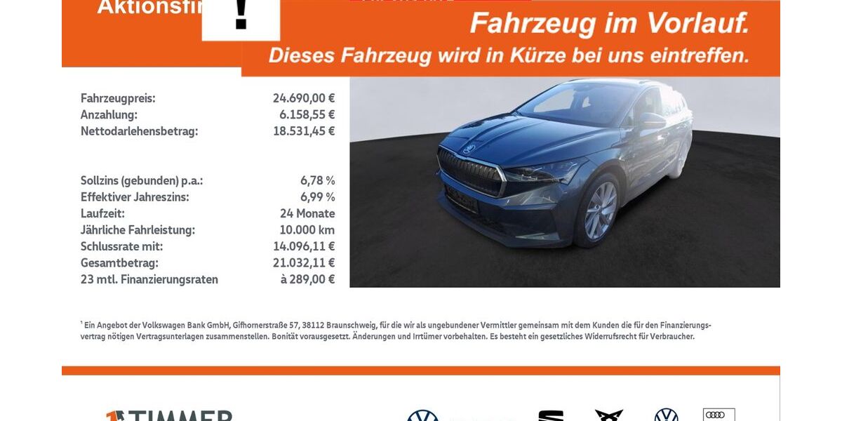 Skoda Enyaq 47.093 km 24.690 &euro; Borken 46325
