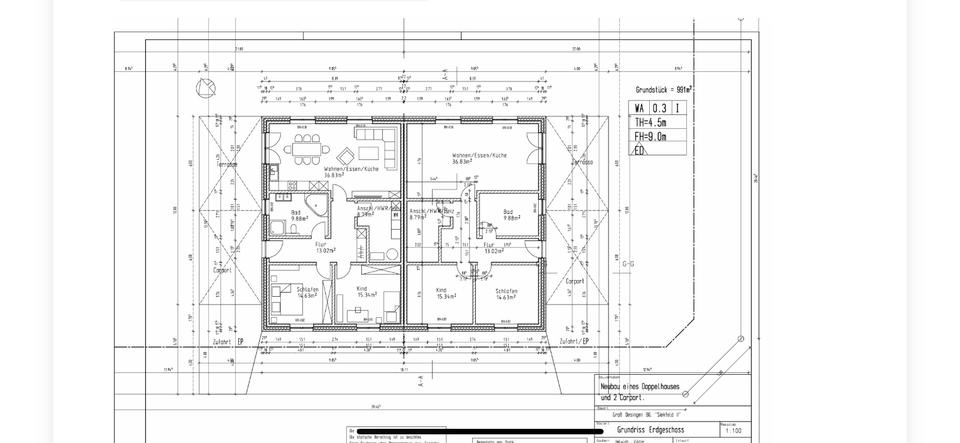Doppelhaushälfte Groß Oesingen - 3 Zimmer, 100 m&sup2;, 1.000&euro; | Angebot:26040585