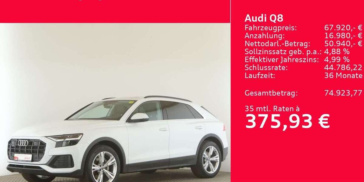 Audi Q8 51.509 km 67.920 € Seevetal – Fleestedt 21217