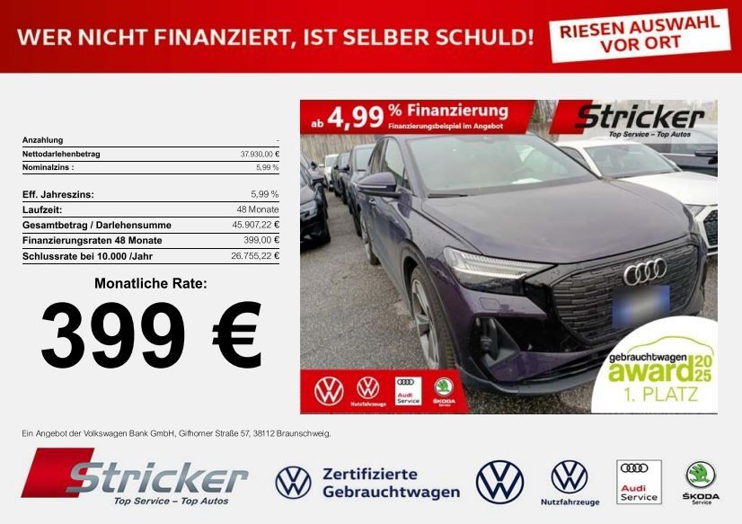 Audi Q4 e-tron 22.943 km 37.929 &euro; Horn-Bad Meinberg 32805