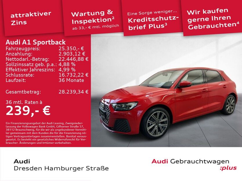 Audi A1 5.000 km 25.350 € Dresden 01067