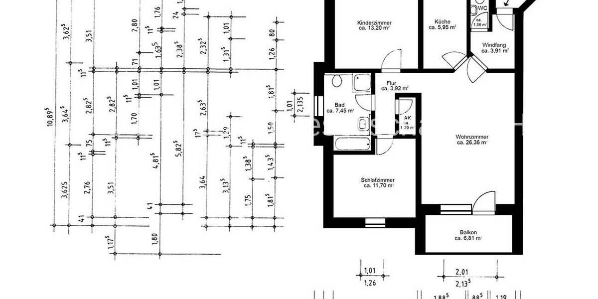 Etagenwohnung Dessau-Roßlau Rodleben - 3 Zimmer, 75 m&sup2;, 78.000&euro; | Angebot:26208248