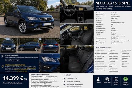 Seat Ateca 163.000 km 13.499 &euro; Bad Wildungen 34537