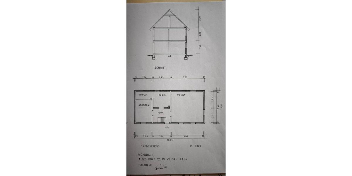 Einfamilienhaus Weimar (Lahn) - 5 Zimmer, 117 m&sup2;, 185.000&euro; | Angebot:26877163