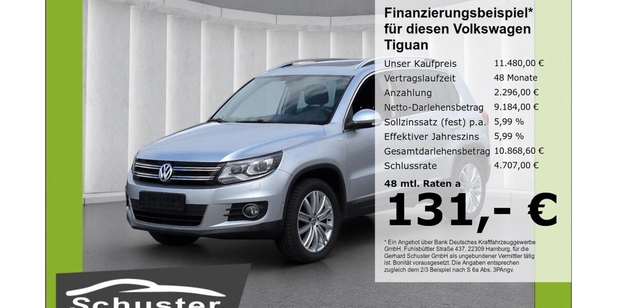 VW Tiguan 147.025 km 11.380 &euro; Ruhstorf 94099
