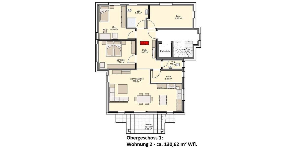 Etagenwohnung Herford Innenstadt - 3 Zimmer, 112 m&sup2;, 489.800&euro; | Angebot:26758991
