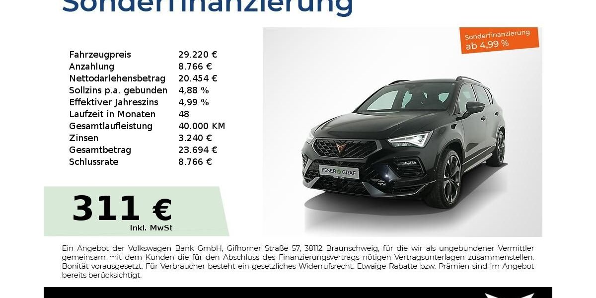 Cupra Ateca 32.450 km 29.220 &euro; Nürnberg 90441