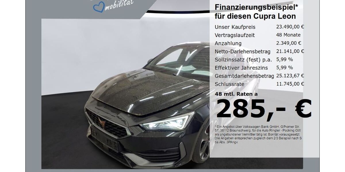 Cupra Leon 50.000 km 23.490 &euro; Pocking 94060