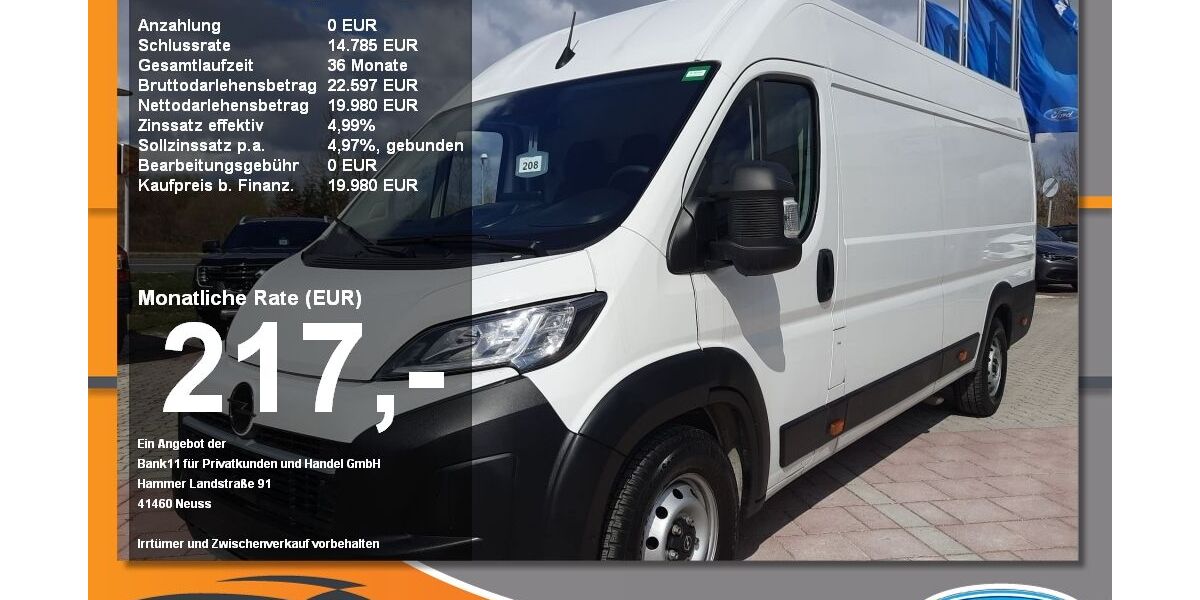 Opel Movano 52.690 km 23.480 &euro; Neustadt / Donau 93333