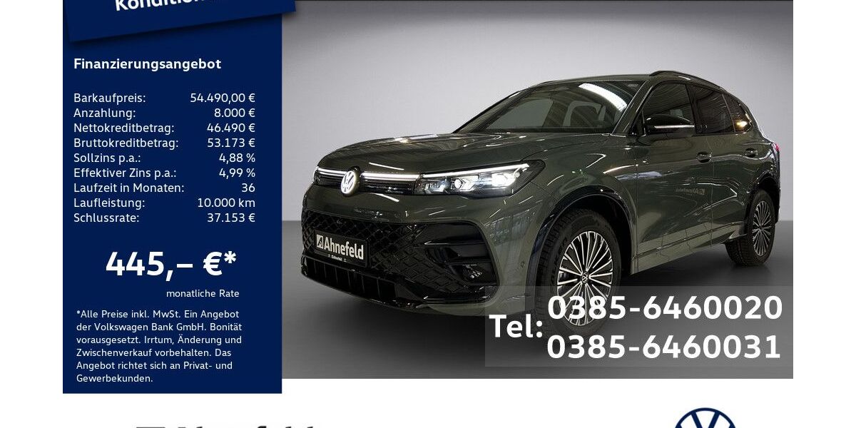 VW Tiguan 8.500 km 54.490 &euro; Schwerin 19061