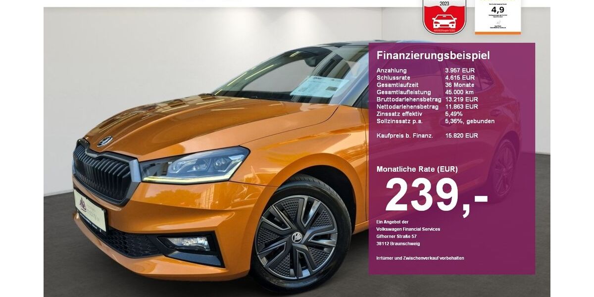 Skoda Fabia 56.950 km 15.820 &euro; Albbruck 79774