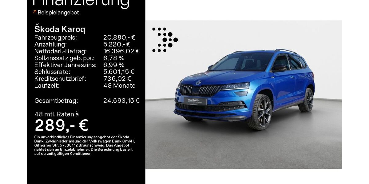 Skoda Karoq 114.400 km 19.990 &euro; Coburg 96450