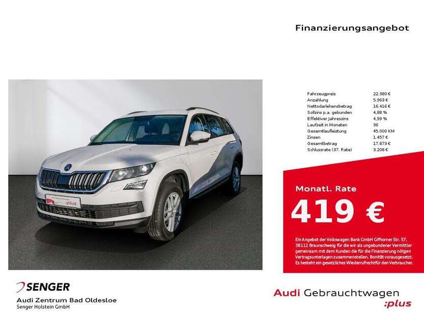 Skoda Kodiaq 79.200 km 22.380 € Bad Oldesloe 23843