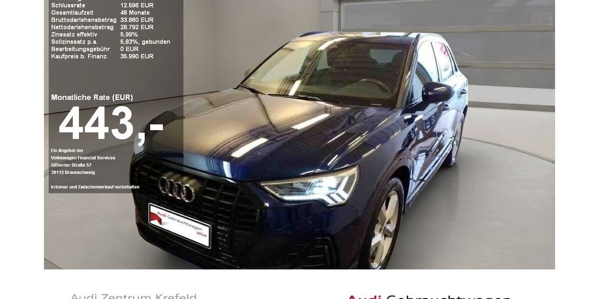 Audi Q3 74.220 km 33.189 &euro; Krefeld 47805