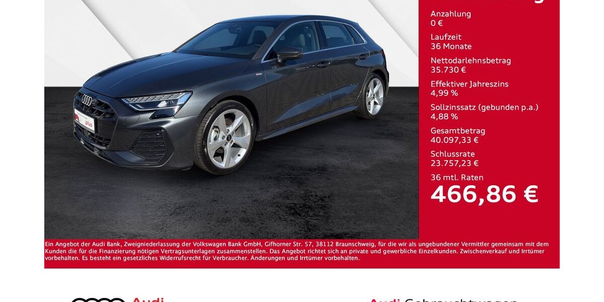 Audi A3 9.350 km 35.730 &euro; Giessen 35394