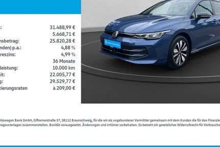 VW Golf 10.223 km 31.489 &euro; Nordhausen 99734